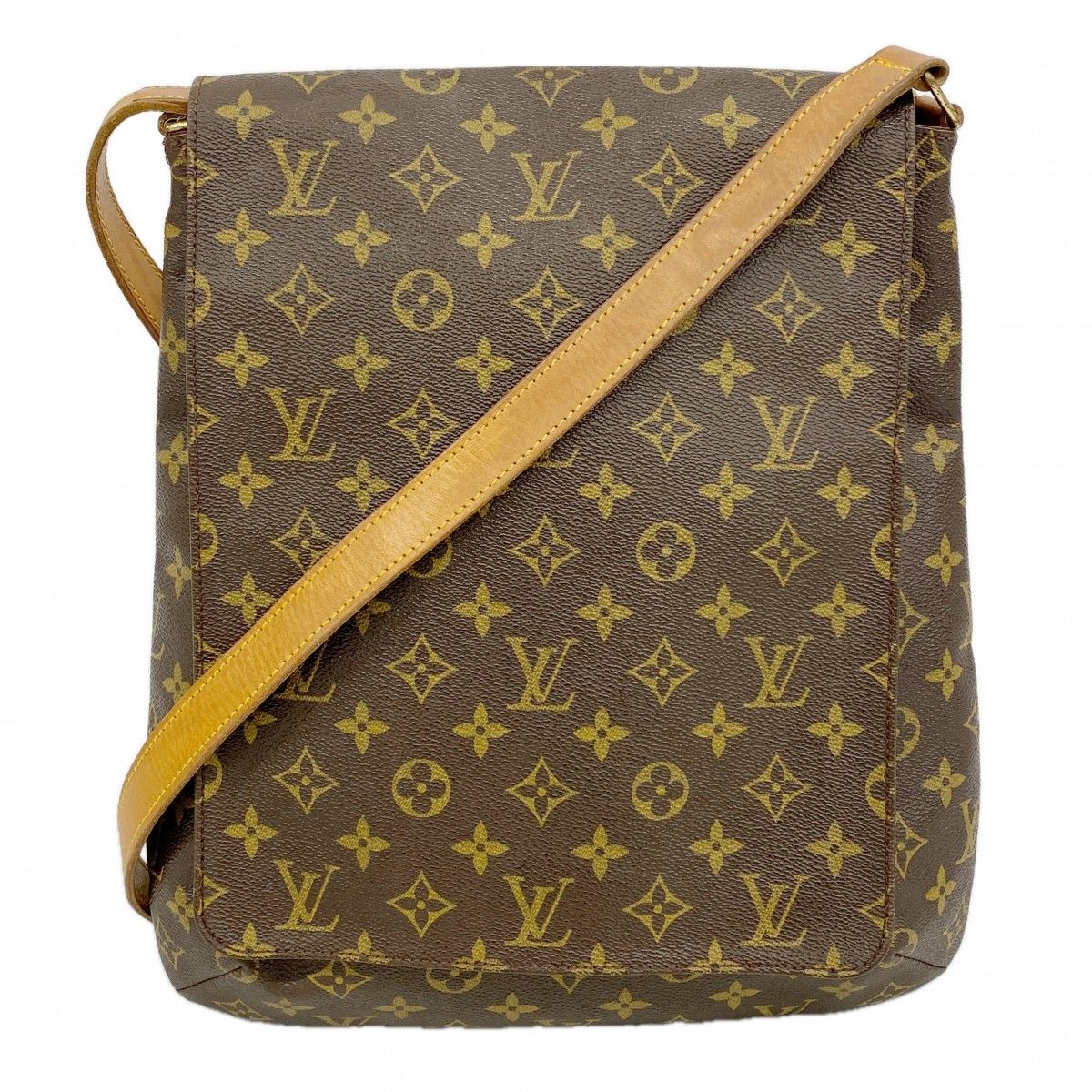 Louis Vuitton Shoulder Bag Monogram Musette Brown