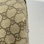 Gucci Tote GG Supreme Brown Silver — view 6