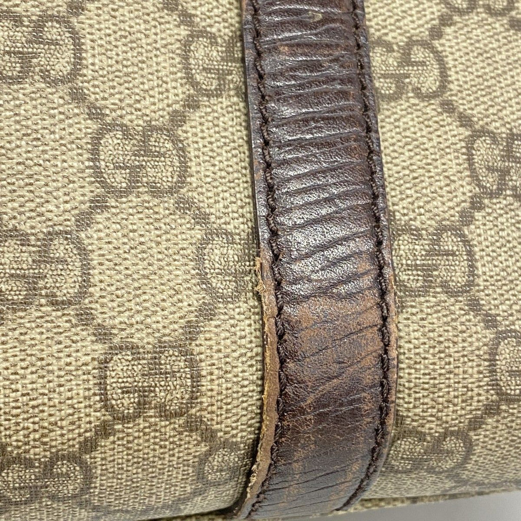 Gucci Tote GG Supreme Brown Silver — view 7