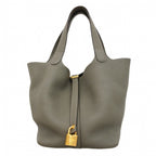 Hermes Handbag Picotin Lock Taurillon Clemence Grimeia Gold