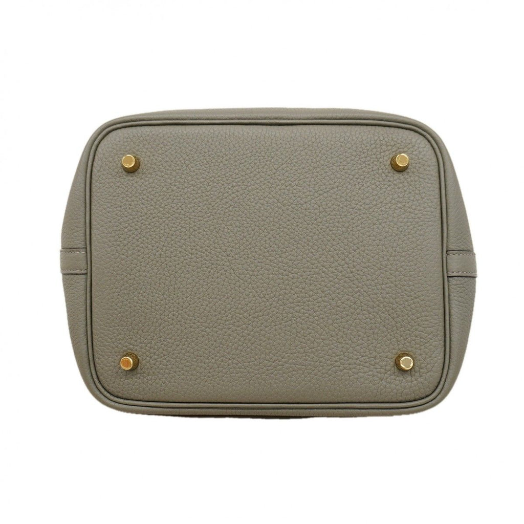 Hermes Handbag Picotin Lock Taurillon Clemence Grimeia Gold — view 3
