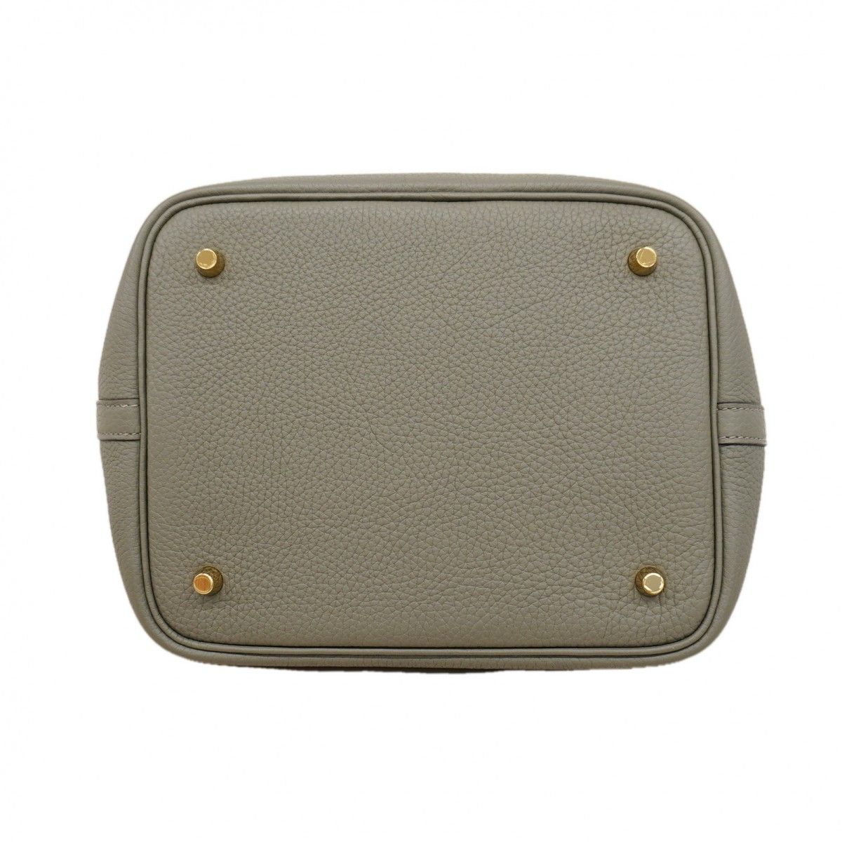 Hermes Handbag Picotin Lock Taurillon Clemence Grimeia Gold — view 3