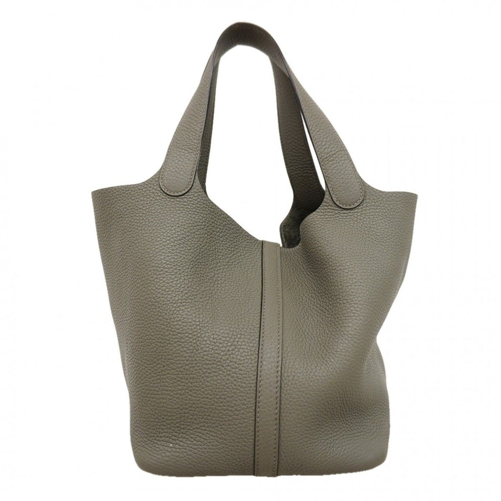Hermes Handbag Picotin Lock Taurillon Clemence Grimeia Gold — view 8