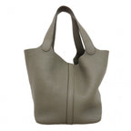 Hermes Handbag Picotin Lock Taurillon Clemence Grimeia Gold — view 8