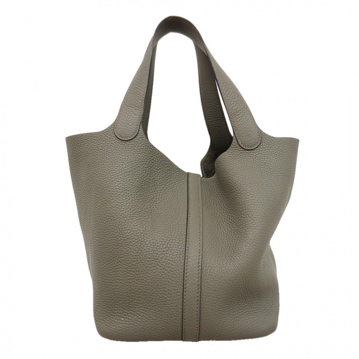 Hermes Handbag Picotin Lock Taurillon Clemence Grimeia Gold — view 8