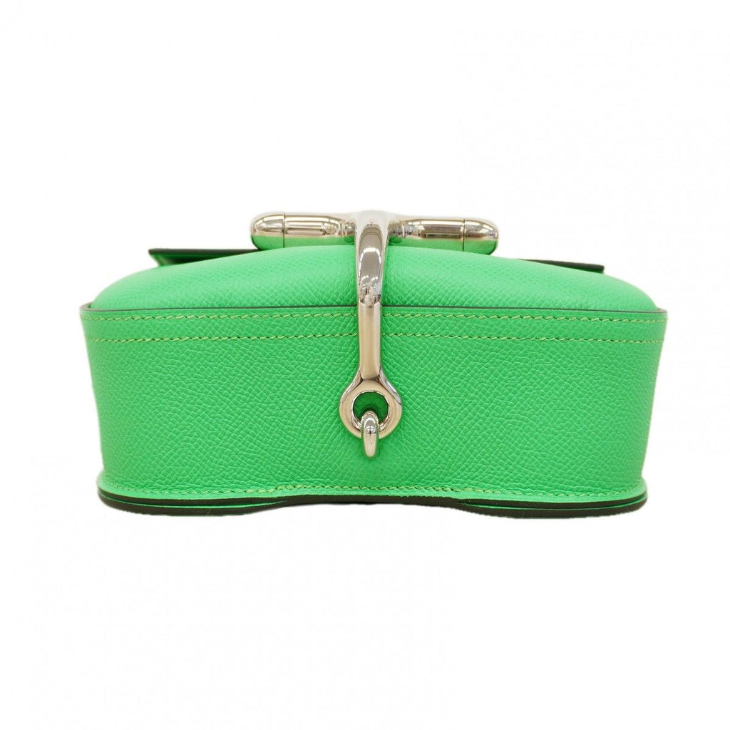 Hermes Shoulder Bag Della Cavalleria Veau Epsom Vol Comics Silver — view 3