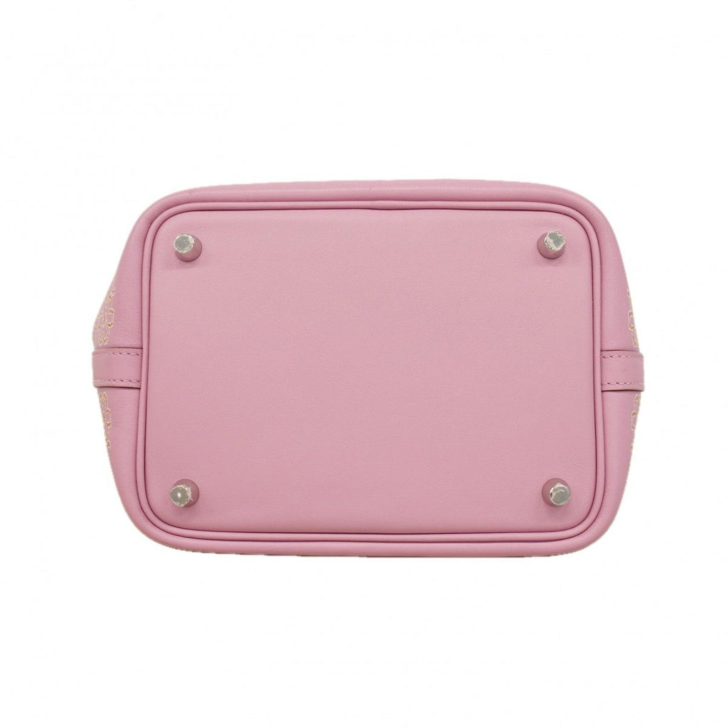 Hermes Handbag Picotin Lock PM Lucky Digi Mauve Sylvestre Silver — view 3
