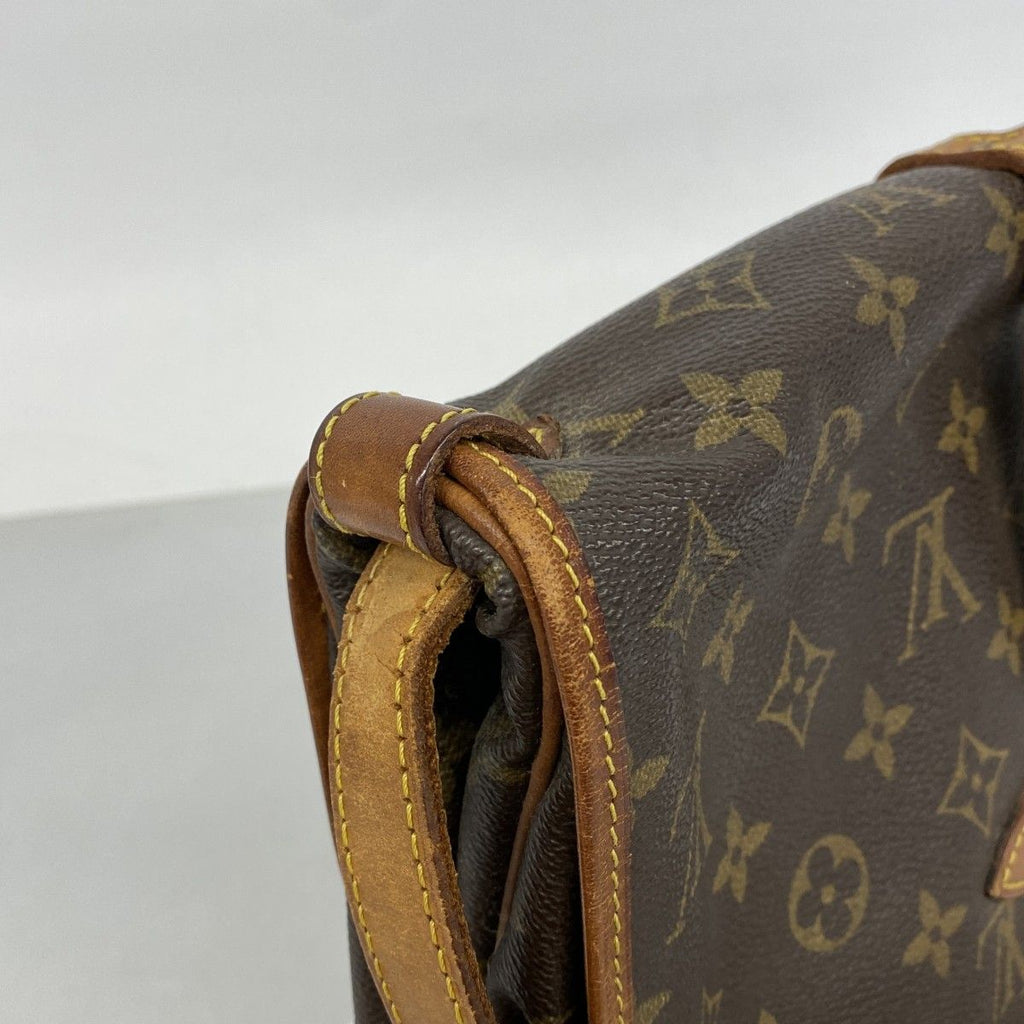 Louis Vuitton Shoulder Bag Monogram Saumur 30 Brown — view 6