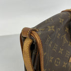Louis Vuitton Shoulder Bag Monogram Saumur 30 Brown — view 6