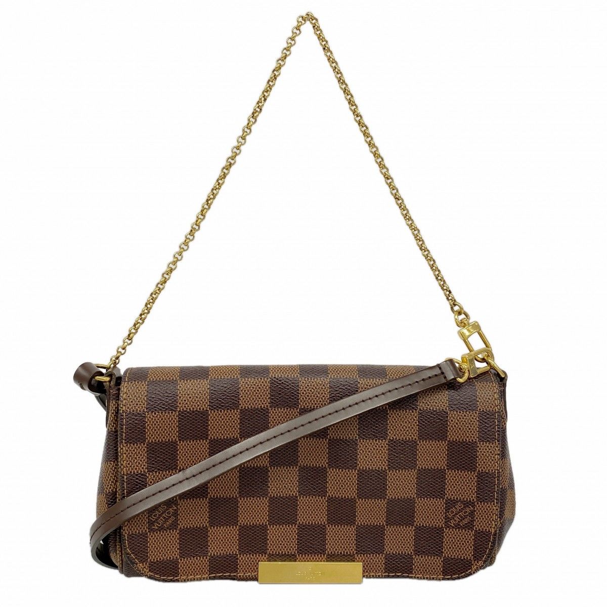 Louis Vuitton Handbag Damier Favorite PM Ebene 2-Way