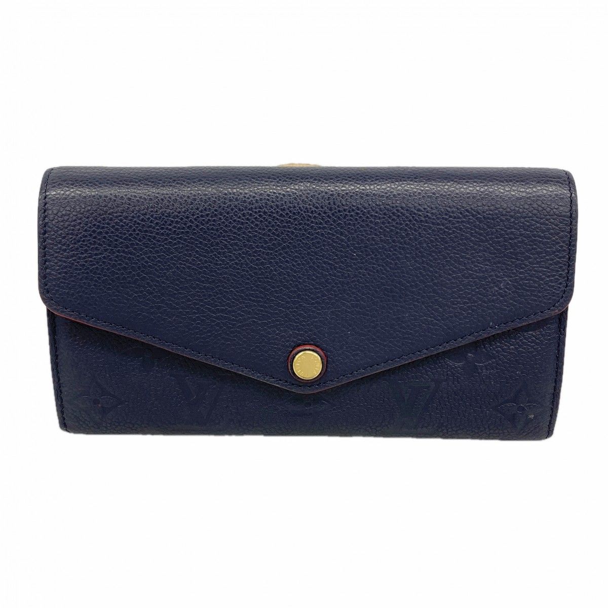 Louis Vuitton Wallet Monogram Empreinte Portefeuille Sarah Marine