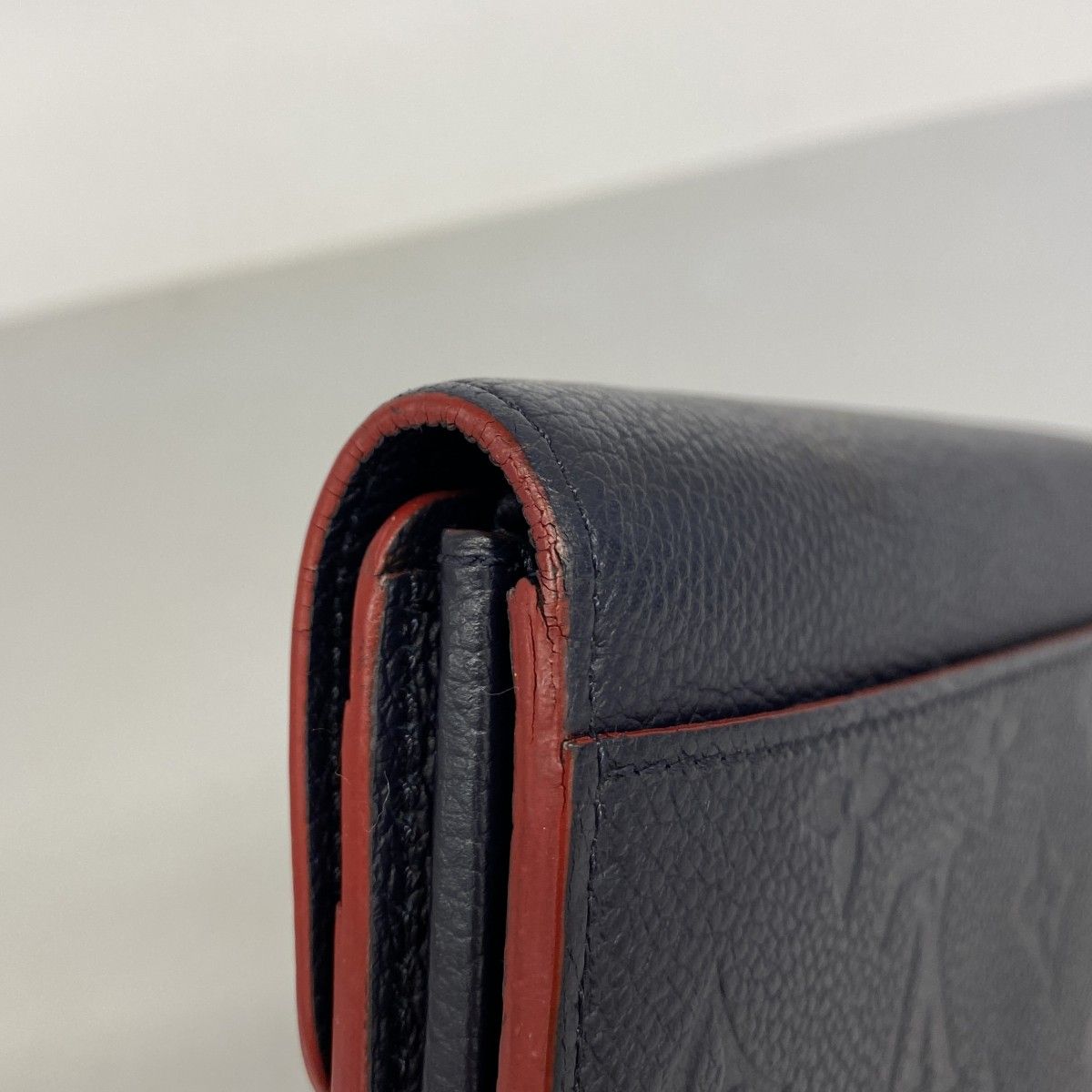 Louis Vuitton Wallet Monogram Empreinte Portefeuille Sarah Marine — view 6