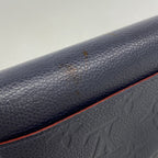 Louis Vuitton Wallet Monogram Empreinte Portefeuille Sarah Marine — view 8