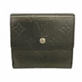 Louis Vuitton Trifold Wallet Monogram Matt Porte-Monnaie Billets Carte Cles Noir
