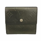 Louis Vuitton Trifold Wallet Monogram Matt Porte-Monnaie Billets Carte Cles Noir