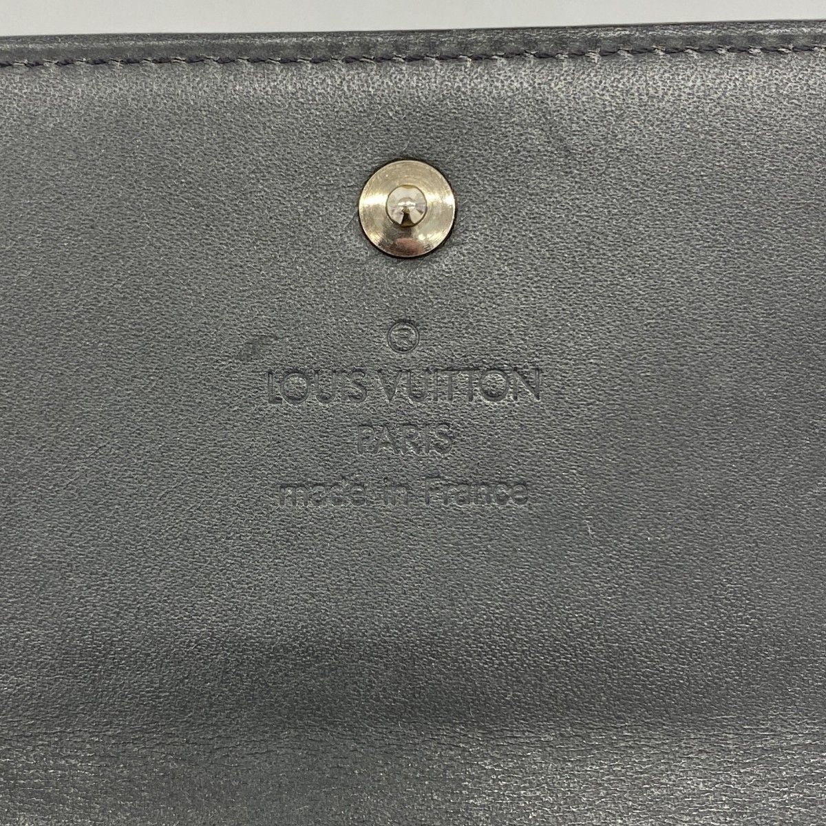 Louis Vuitton Trifold Wallet Monogram Matt Porte-Monnaie Billets Carte Cles Noir — view 4