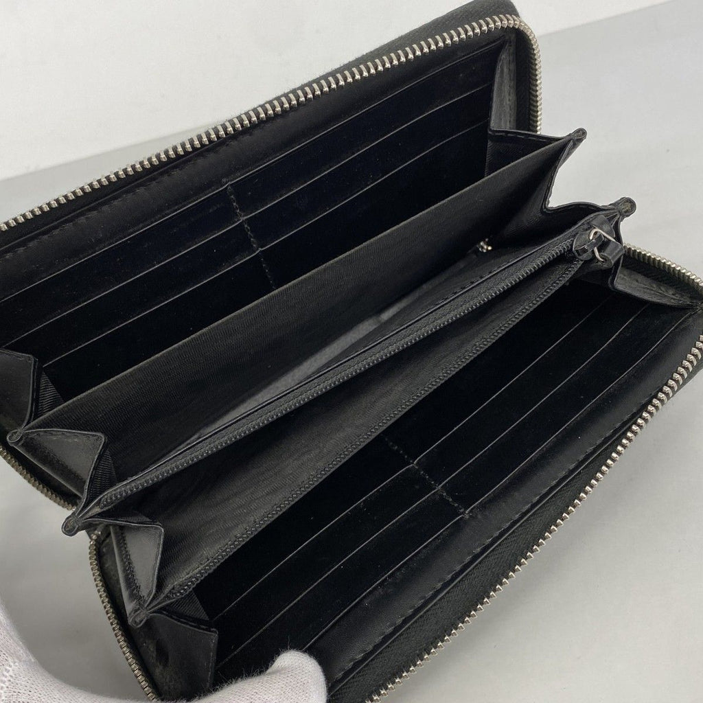 Gucci Wallet Guccissima Leather Black Silver — view 3