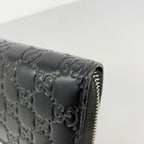 Gucci Wallet Guccissima Leather Black Silver — view 5