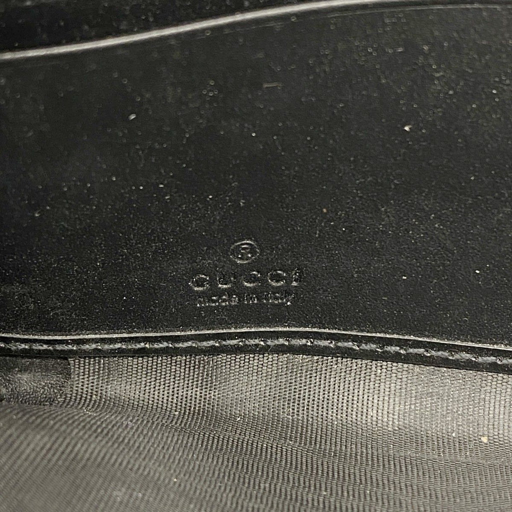 Gucci Wallet Guccissima Leather Black Silver — view 4