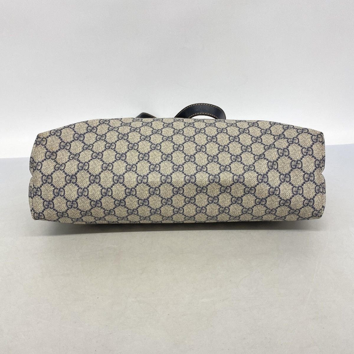 Gucci Tote GG Supreme Navy Silver — view 3