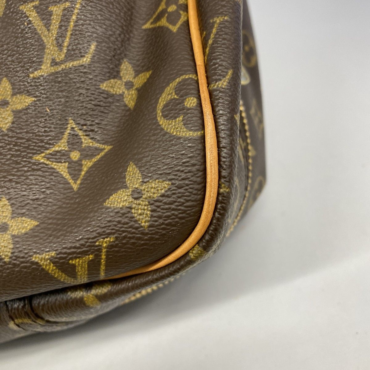 Louis Vuitton Boston Bag Monogram Alize de Poche Brown — view 6