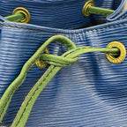 Louis Vuitton Shoulder Bag Epi Noe Toledo Blue Borneo Green — view 8