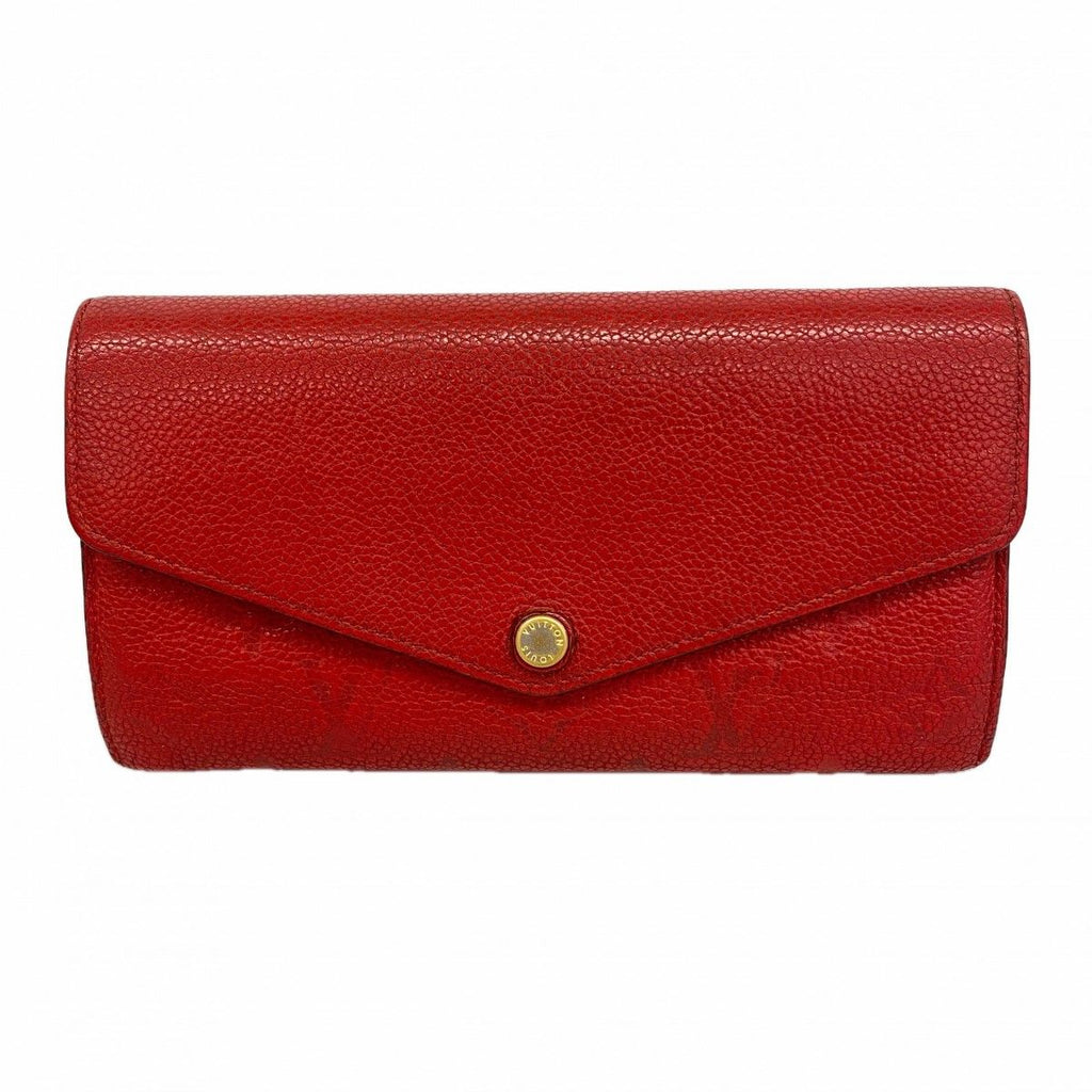 Louis Vuitton Wallet Monogram Empreinte Portefeuille Sarah Cerise