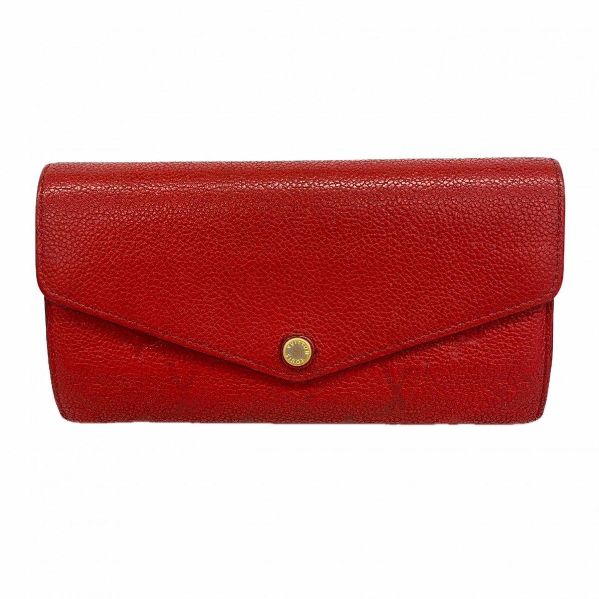 Louis Vuitton Wallet Monogram Empreinte Portefeuille Sarah Cerise