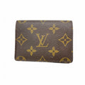 Louis Vuitton Card Case Monogram Envelope Business Holder Brown