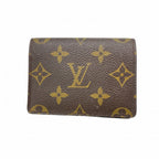 Louis Vuitton Card Case Monogram Envelope Business Holder Brown