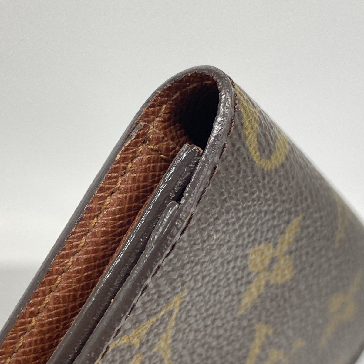 Louis Vuitton Card Case Monogram Envelope Business Holder Brown — view 5