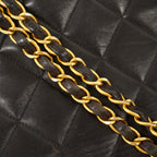Chanel Shoulder Bag Diana Lambskin Black Gold — view 9