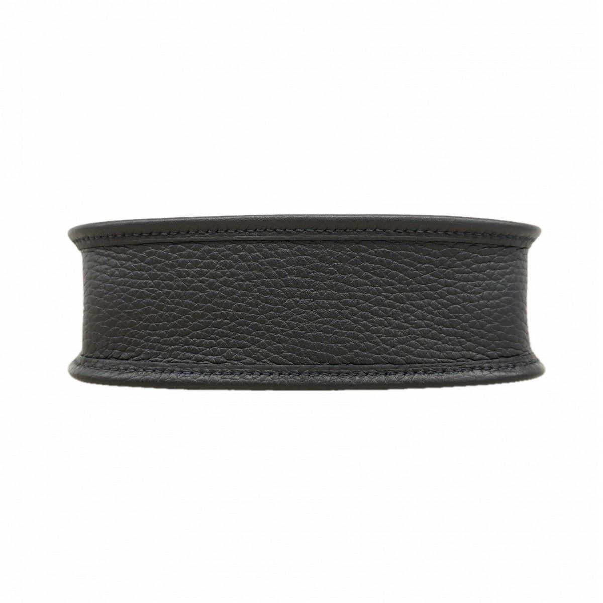 Hermes Shoulder Bag Evelyne TPM Taurillon Clemence Black Gold — view 3