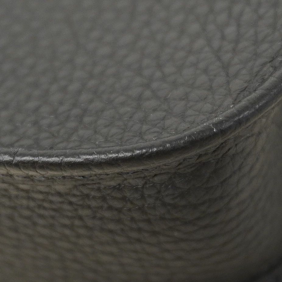 Hermes Shoulder Bag Evelyne TPM Taurillon Clemence Black Gold — view 6