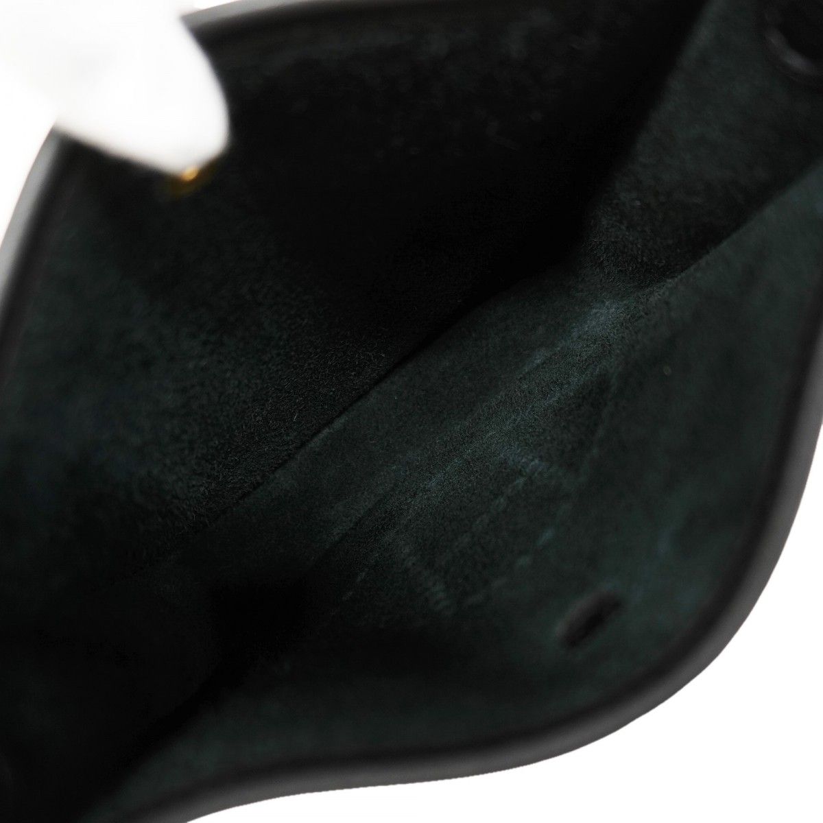 Hermes Shoulder Bag Evelyne TPM Taurillon Clemence Black Gold — view 4
