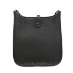 Hermes Shoulder Bag Evelyne TPM Taurillon Clemence Black Gold — view 9
