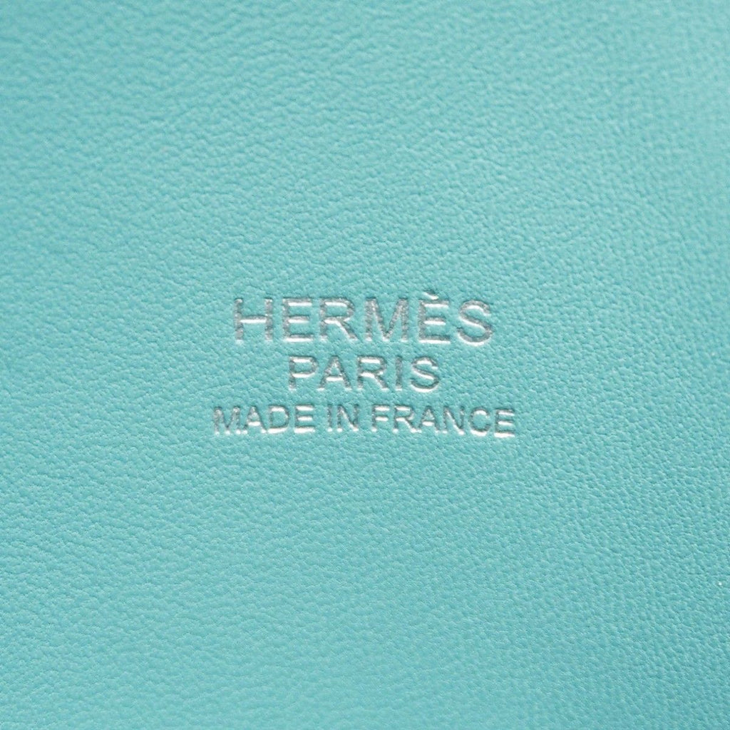 Hermes Handbag Bolide 31 Taurillon Clemence Blue Atoll Silver 2-Way — view 5