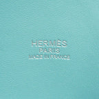 Hermes Handbag Bolide 31 Taurillon Clemence Blue Atoll Silver 2-Way — view 5