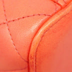 Chanel Vanity Bag Quilted Lambskin Salmon Pink Gold — view 6