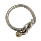 Tiffany & Co Love Knot Ring 18k Yellow Gold Silver — view 4