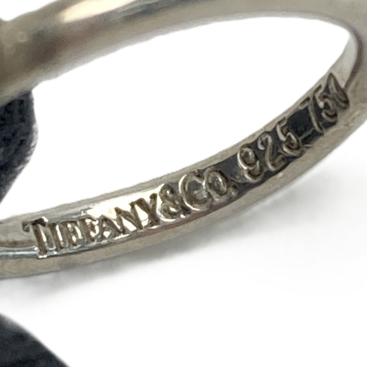 Tiffany & Co Love Knot Ring 18k Yellow Gold Silver — view 2
