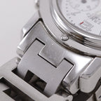 Hermes Clipper Stainless Steel Quartz Chronograph Watch with White Dial — view 7