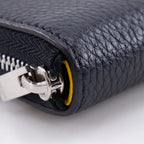 Celine Midi Amzip Around Calf Leather Black Bifold Wallet — view 4