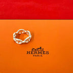 Hermes Enchainee Ring 925 Sterling Silver