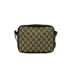 Gucci Vintage GG Logo Pattern Leather Mini Shoulder Bag Pochette Brown — view 3
