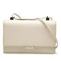 Saint Laurent Crossbody Flap Shoulder Bag White Leather