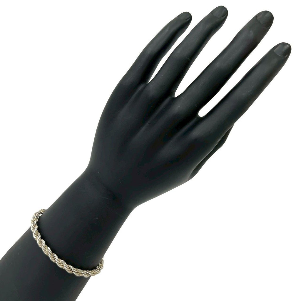 Tiffany & Co Twist Loop Bracelet 925 Sterling Silver Gold — view 2