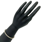 Tiffany & Co Twist Loop Bracelet 925 Sterling Silver Gold — view 2
