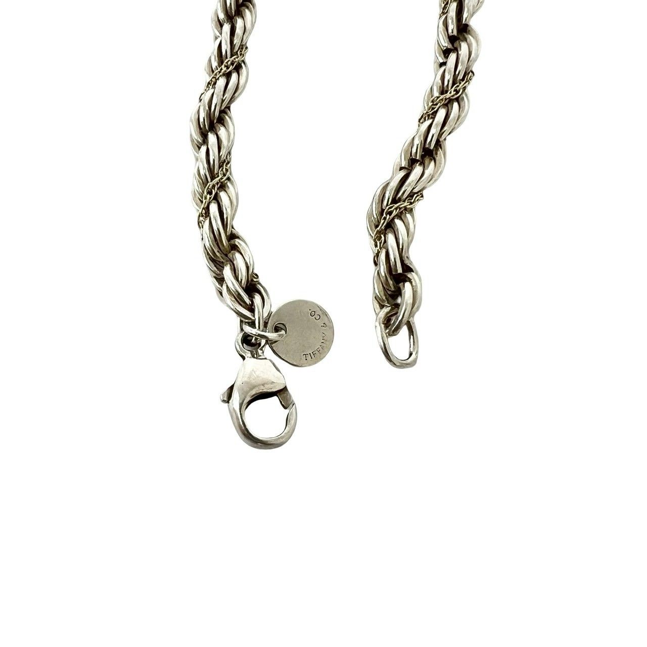 Tiffany & Co Twist Loop Bracelet 925 Sterling Silver Gold — view 4
