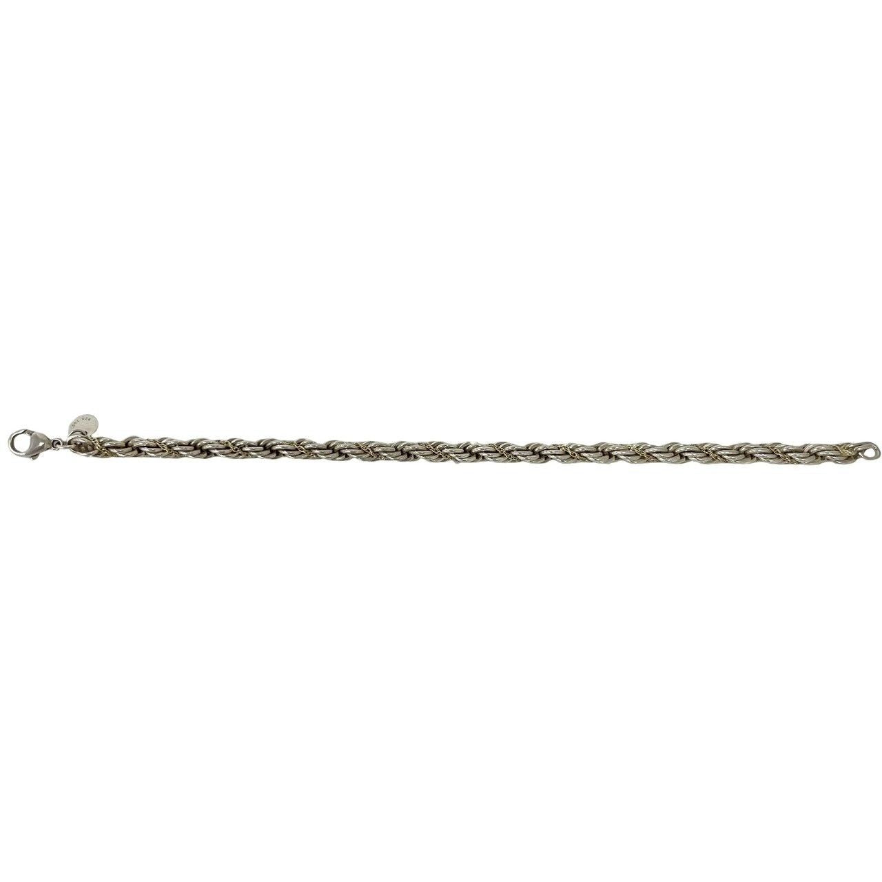 Tiffany & Co Twist Loop Bracelet 925 Sterling Silver Gold — view 6